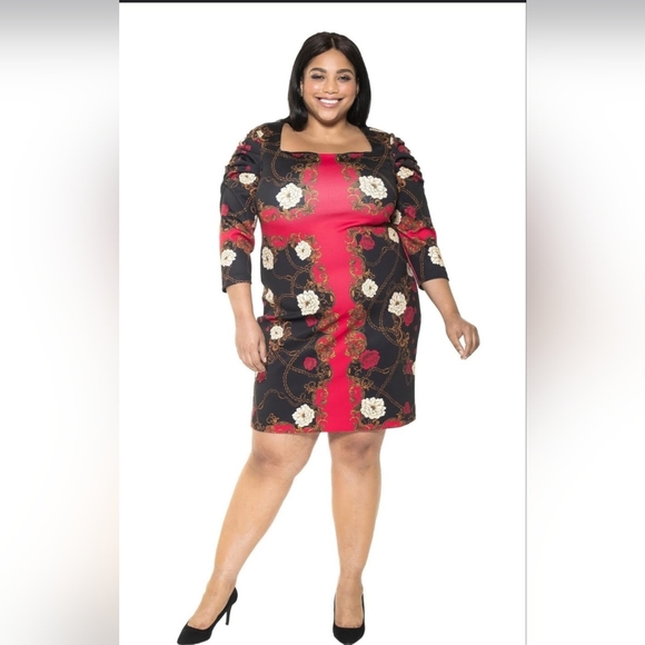 NWOT! Alexia Admor Anthropologie Women's Elizabeth Dress Size 16 - Picture 6 of 11